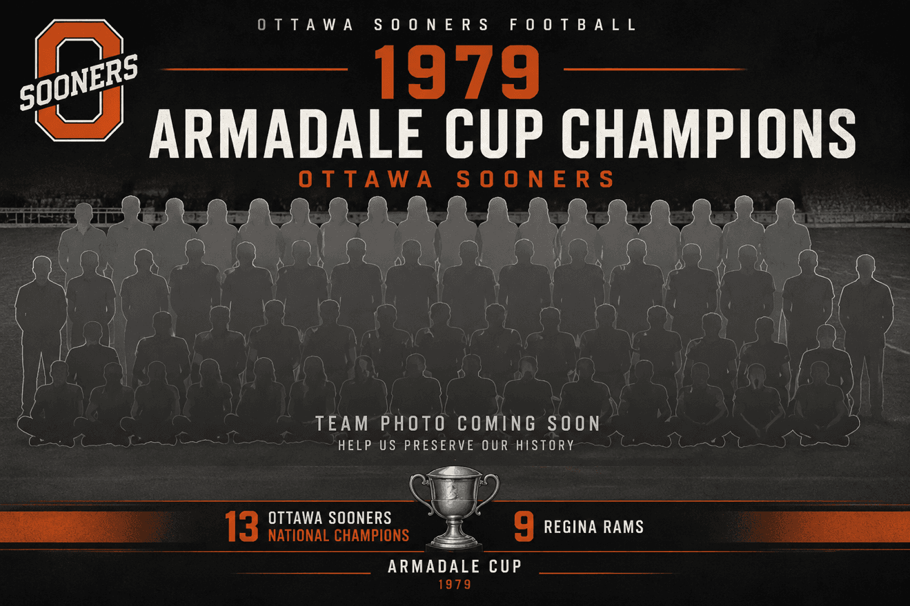 1979 Ottawa Sooners Armadale Cup Champions team photo